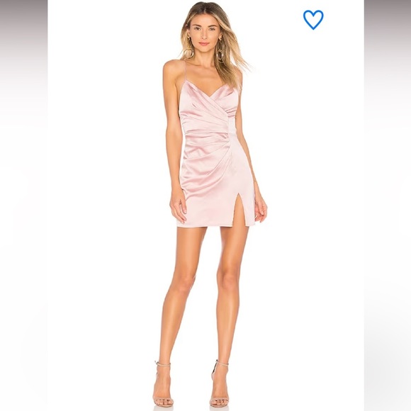 SUPERDOWN Kimora Satin Pleated Dress - Picture 1 of 9